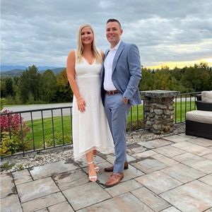 Baltic Born Geneva White Sparkle Gown